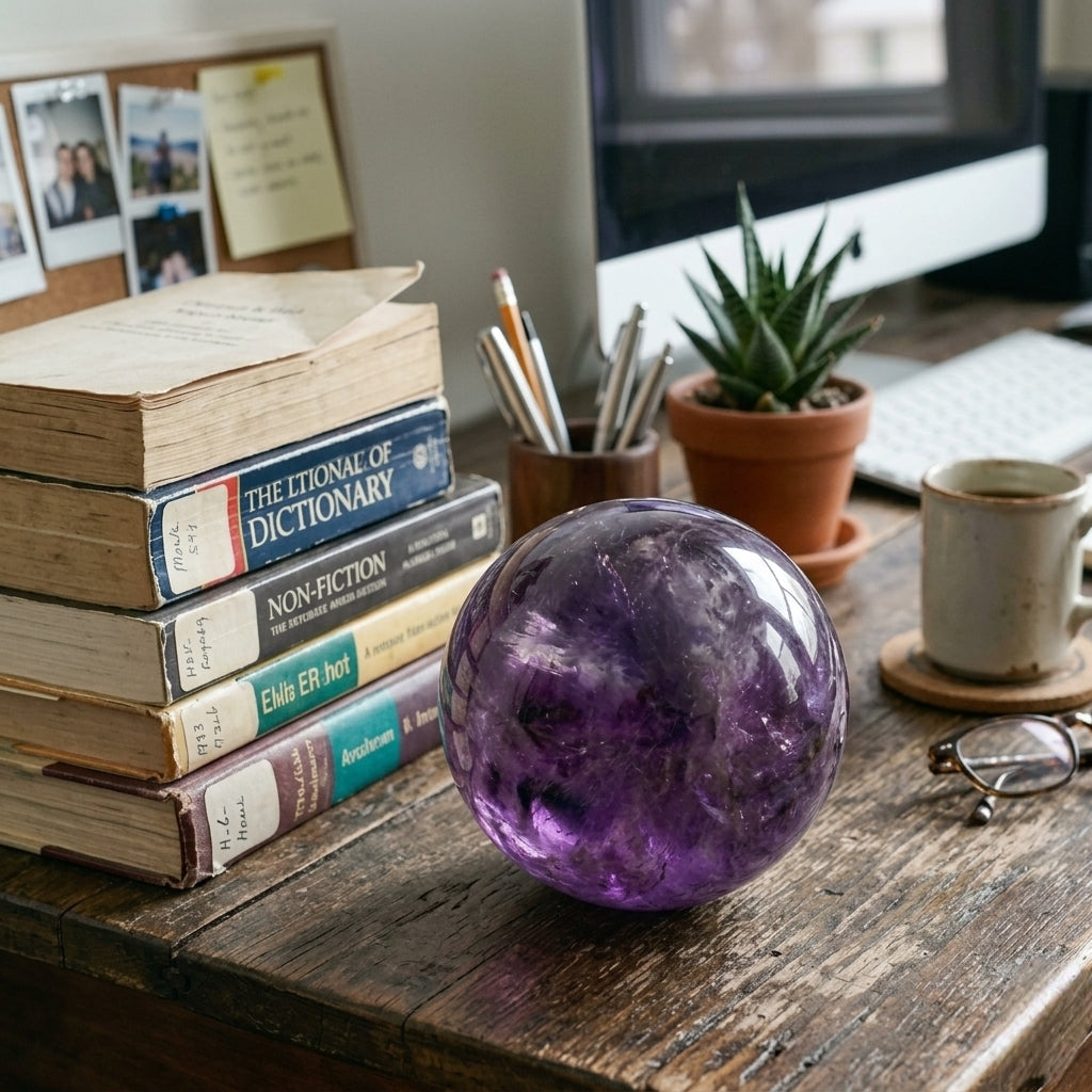 Premium Amethyst Sphere