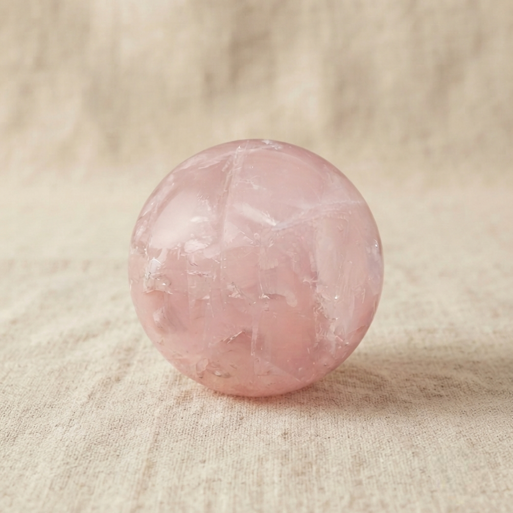 Premium Rose Quartz Sphere