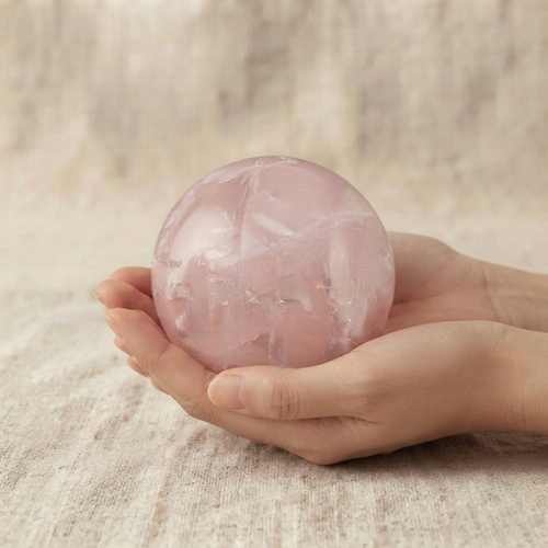 Premium Rose Quartz Sphere