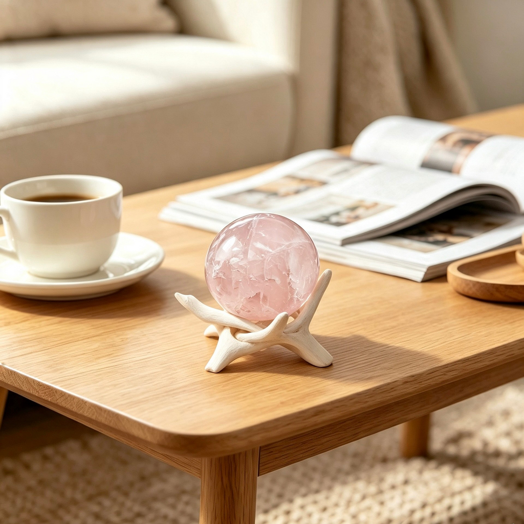 Premium Rose Quartz Sphere