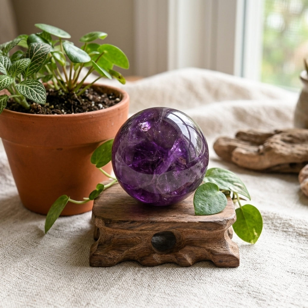 Premium Amethyst Sphere