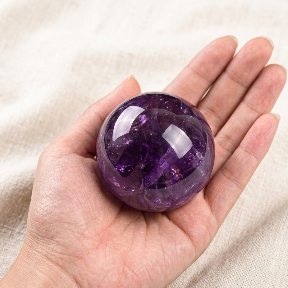 Premium Amethyst Sphere